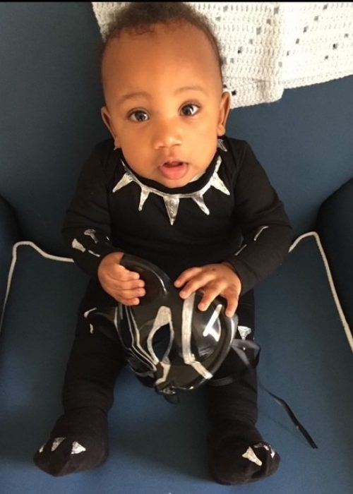 Black Panther fighting for babies